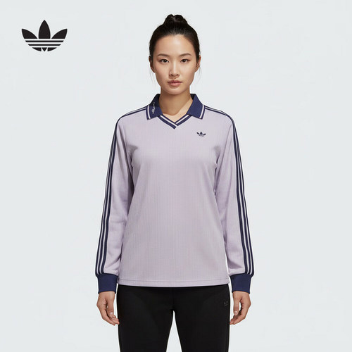 阿迪达斯 （adidas）|（新款）2026春女长袖POLO KY5733