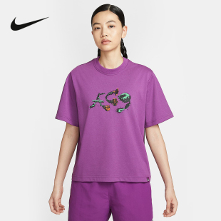 505 IB7340 Nike耐克官方运动2025秋女短袖 针织衫