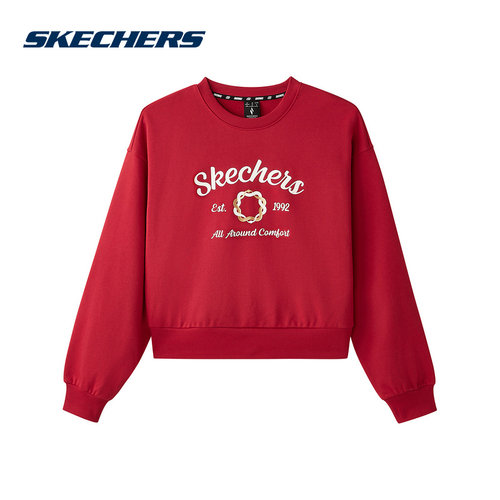 斯凯奇运动2025春女卫衣 L125W094-03LC