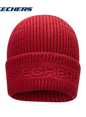 斯凯奇运动2025冬中性针织帽 P425U028-01HK