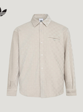 adidas阿迪达斯官方运动2026春男长袖衬衫 KU5614