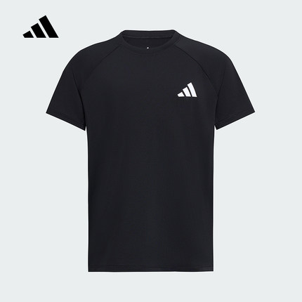 adidas阿迪达斯官方运动2025夏男大童短袖 KG3133