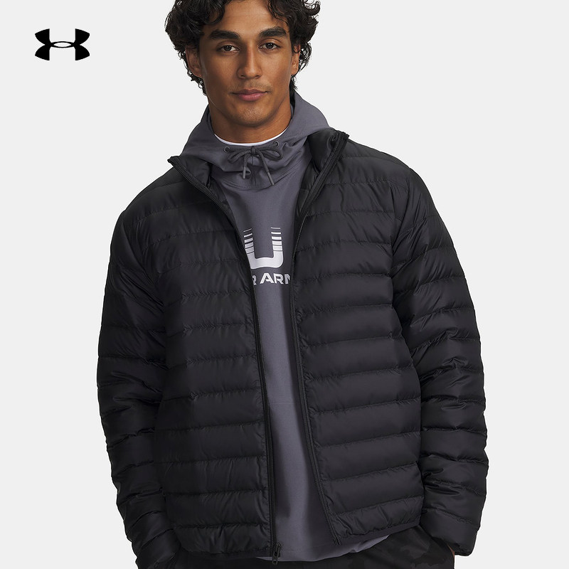UNDERARMOUR安德玛运动2025男轻薄羽绒服 6007130-001