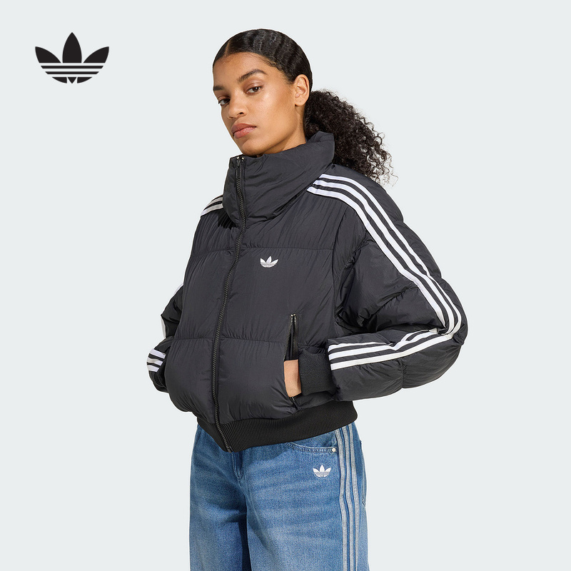 adidas阿迪达斯官方运动2025冬女短棉服 JX2970