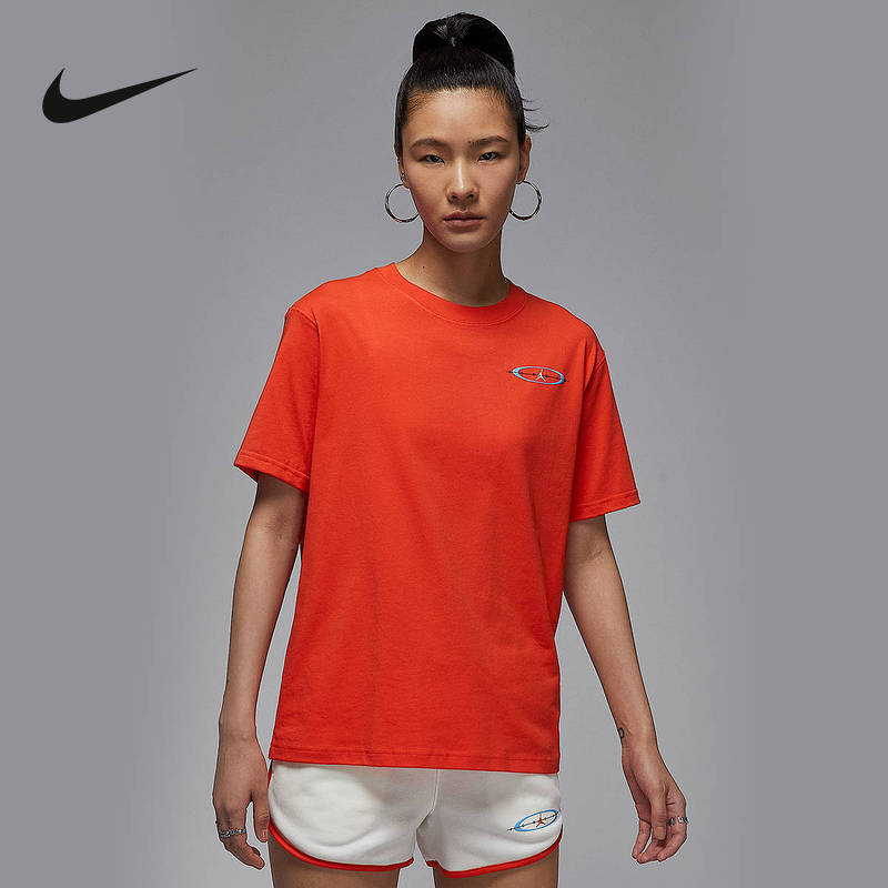 Nike耐克官方运动2025秋女短袖针织衫 HV0195-891
