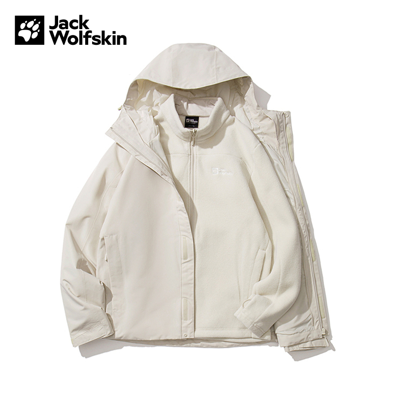 JACKWOLFSKIN狼爪运动户外2025F/W男三合一夹克 A65466-A0056