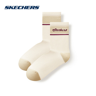 SKECHERS斯凯奇运动2025春女中筒袜 026V L125W097