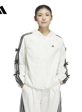 adidas阿迪达斯官方运动2026春女梭织夹克 KR7602