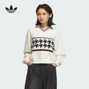 adidas阿迪达斯官方运动2025冬女POLO领卫衣 KC2689