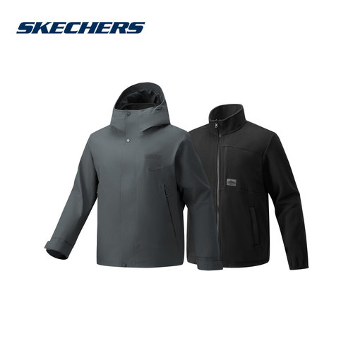 SKECHERS(斯凯奇)|（新款）2026冬男冲锋衣 P426M043-013P