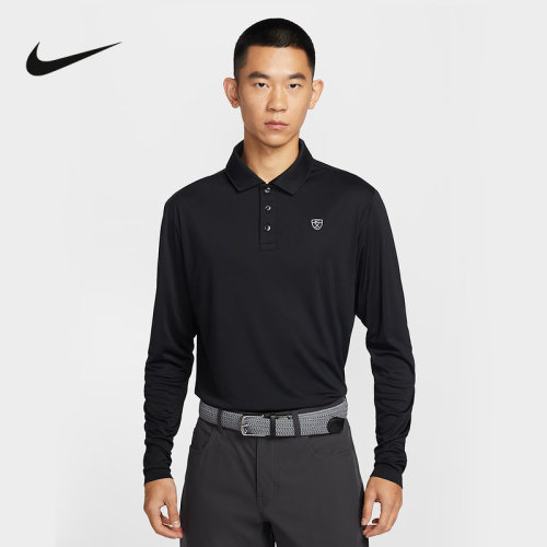 NIKE耐克运动2026春男长袖POLO衫 IB0232-010