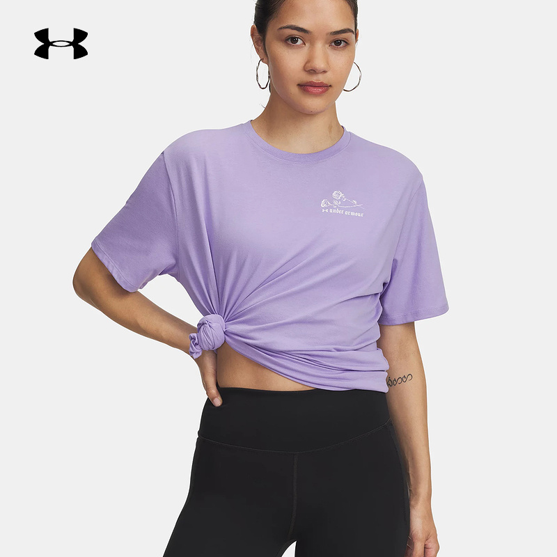 UNDERARMOUR安德玛运动2025F/W女短袖T恤 6006965-538
