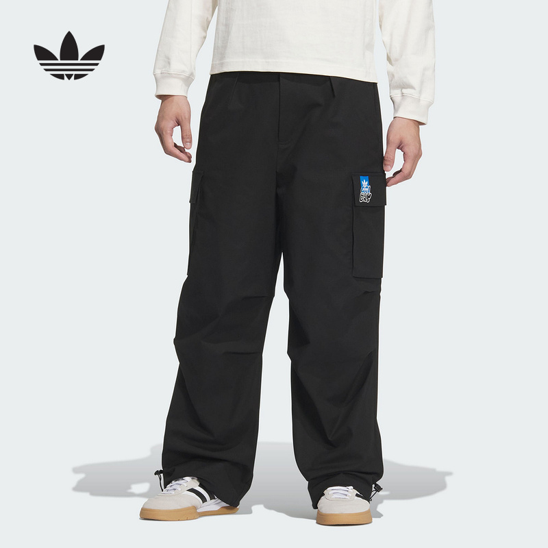 adidas阿迪达斯官方运动2025夏男梭织长裤 KA8012