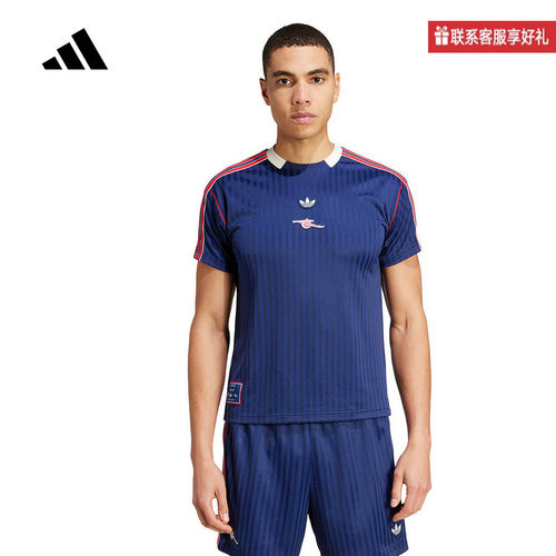 adidas阿迪达斯官方运动2025春男短袖比赛服 JF0546