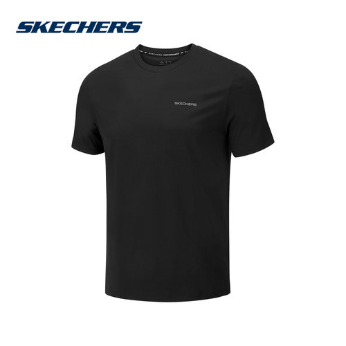 Skechers斯凯奇夏男运动透气舒适短袖休闲百搭圆领T恤衫 P226M087