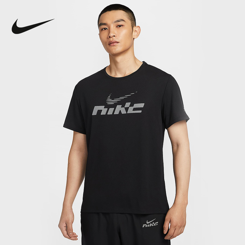 Nike耐克官方运动2025夏男短袖针织衫 IB4128-010