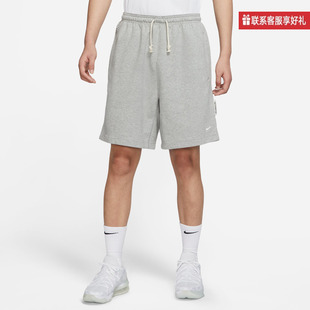 Nike耐克男子针织短裤新款运动裤灰色宽松五分裤DQ5713-063