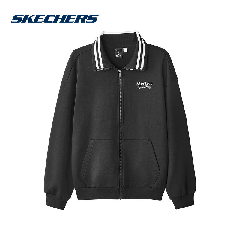 斯凯奇运动2025秋男针织外套 L324M026-0018