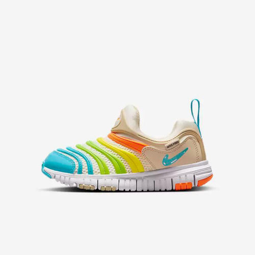 NIKE耐克DYNAMO FREE BR(PS)小童毛毛虫一脚蹬休闲鞋FN8910-141