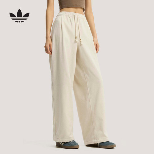 adidas阿迪达斯官方运动2026春女牛仔长裤 KT3138