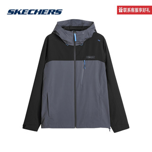 SKECHERS2025夏男梭织外套 L224M001-0403