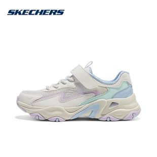 Skechers斯凯奇2026夏女童网面透气休闲运动百搭老爹鞋 319097L