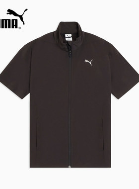 PUMA彪马夏季新款男士Flex休闲短袖透气运动服梭织上衣528807-01
