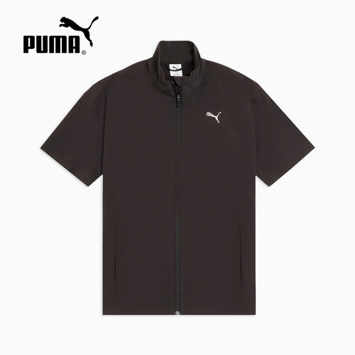 PUMA彪马夏季新款男士Flex休闲短袖透气运动服梭织上衣528807-01