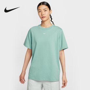 Nike耐克官方运动2025秋女短袖针织衫 FD4150-017