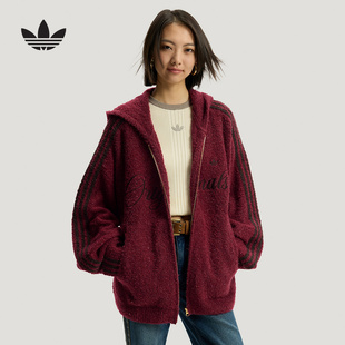 adidas阿迪达斯官方运动2026春中性连帽外套 KT0718