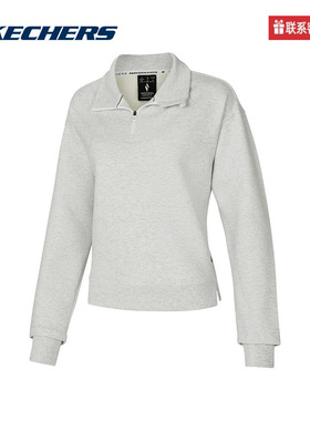 斯凯奇运动2025春女卫衣 P125W023-0248