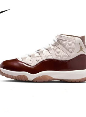 NIKE耐克男鞋Air Jordan 11米红色马年中国限定篮球鞋IM8352-670