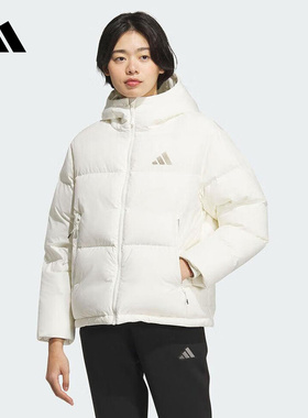 adidas阿迪达斯官方运动2025冬女短羽绒服 KC5947