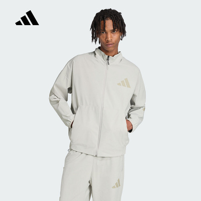 adidas阿迪达斯官方运动2025秋男梭织夹克 KE4880