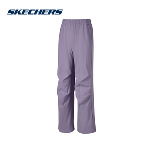 Skechers斯凯奇2026夏季女子宽松舒适运动休闲梭织长裤 P226W124