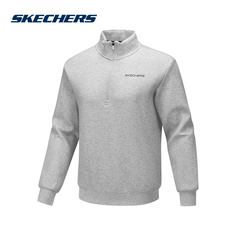 斯凯奇运动2025春男卫衣 P125M020-04QK