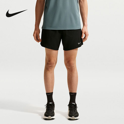 NIKE耐克男短裤夏新款训练裤速干透气二合一跑步运动裤IF2037-010