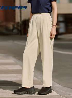 SKECHERS斯凯奇2026夏女梭织长裤 P226W139-001J