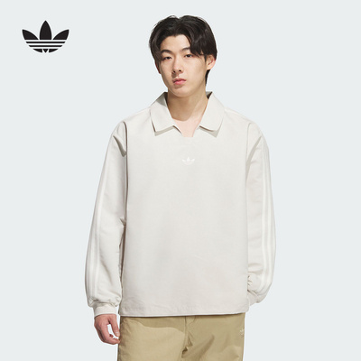 adidas阿迪达斯官方运动2025秋中性长袖POLO KH4517