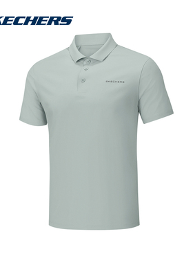 Skechers斯凯奇26夏季男士运动短袖透气舒适休闲POLO衫 P226M109