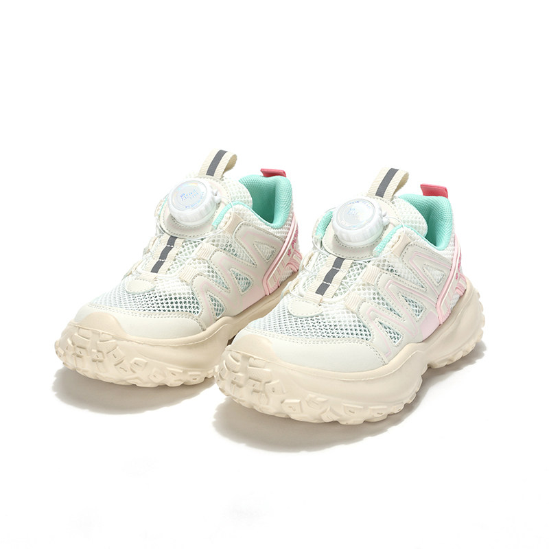 波尼Pony大童女童款低帮网面透气复古慢跑运动休闲鞋242K1RN27BE