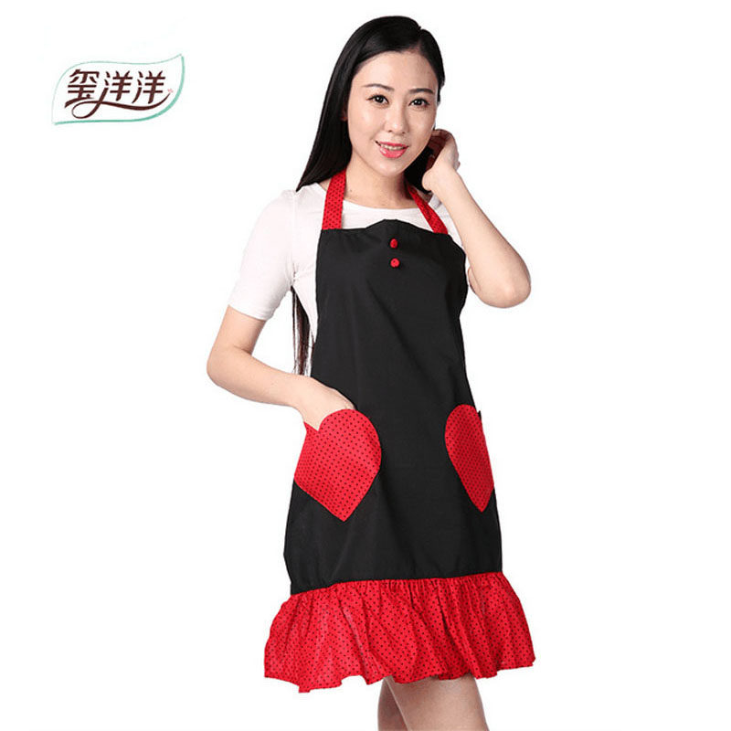 围裙韩版时尚夏季薄款女日式纯棉