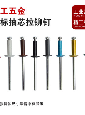 铆钉彩色灰色咖啡黑色白色金色