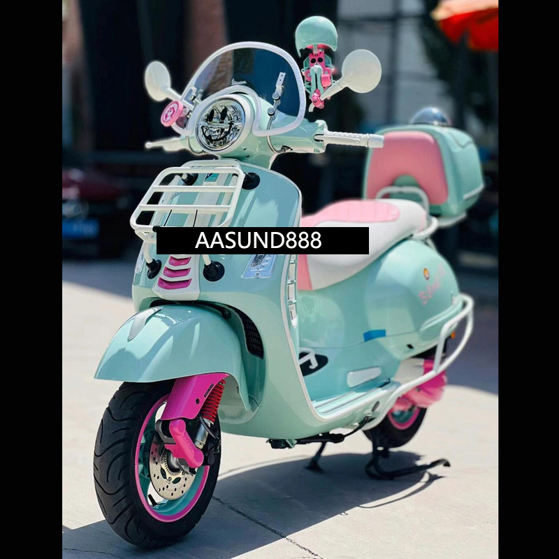 电动车改色马卡龙薄荷绿AASUND鹦鹉漆雕塑工艺品挂件钥匙扣金属漆