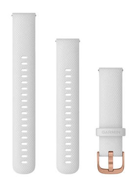 佳明GarminMove 3S Captain Marvel Rey白色硅胶表带玫瑰金扣18mm