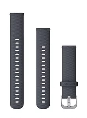 佳明GarminMove 3S Captain Marvel Rey岩石蓝硅胶表带银色扣18mm