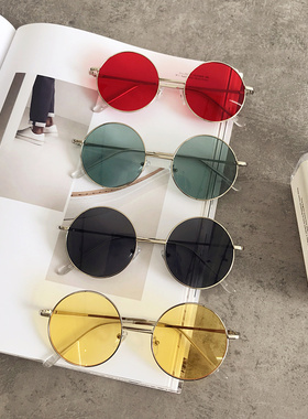 原宿眼镜呀韩国chi女复古