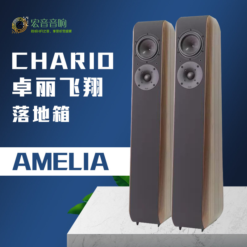 意大利Chario卓丽AMELIA艾美丽雅 飞翔系列高保真HIFI落地音箱