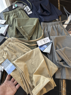 休闲裤 出老美黑科技防水面料立体剪裁薄款 速干透气轻量化户外男士