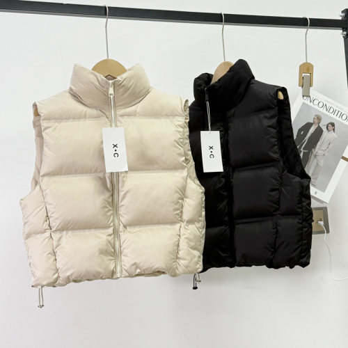 加厚保暖立领无袖棉服背心马夹